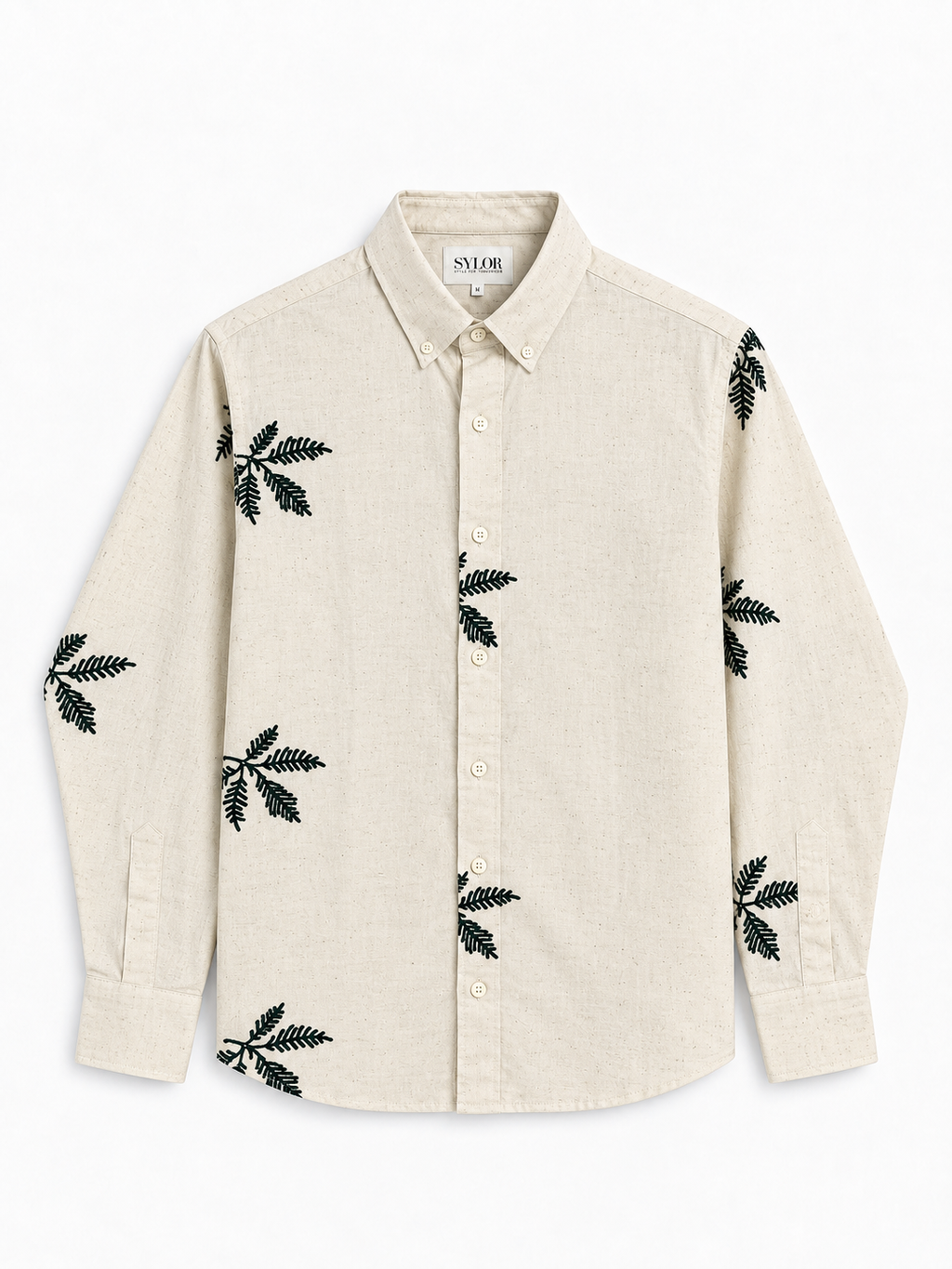 SYLOR Botanical Ivory Statement Shirt