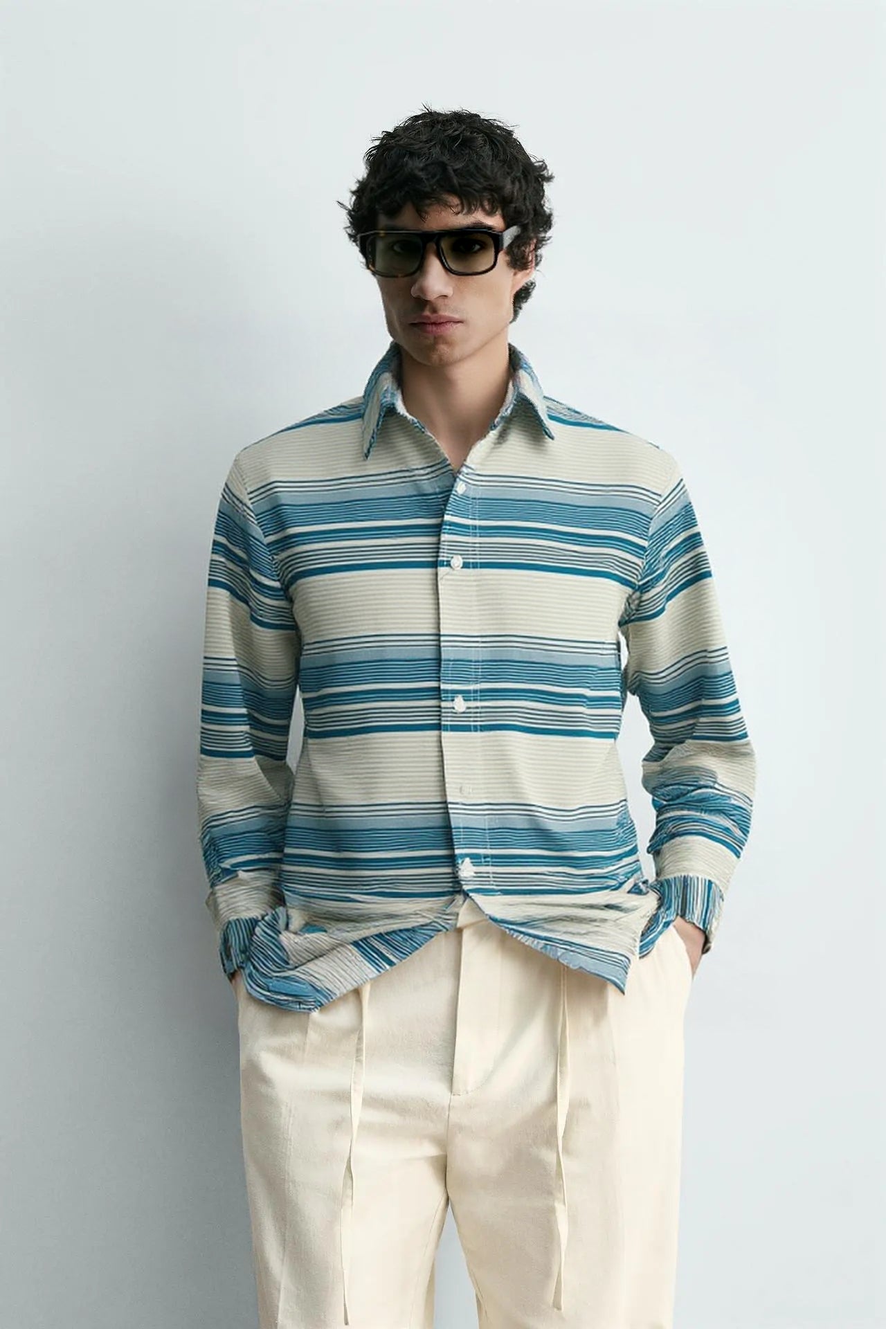 MEN STRIPE SHIRT