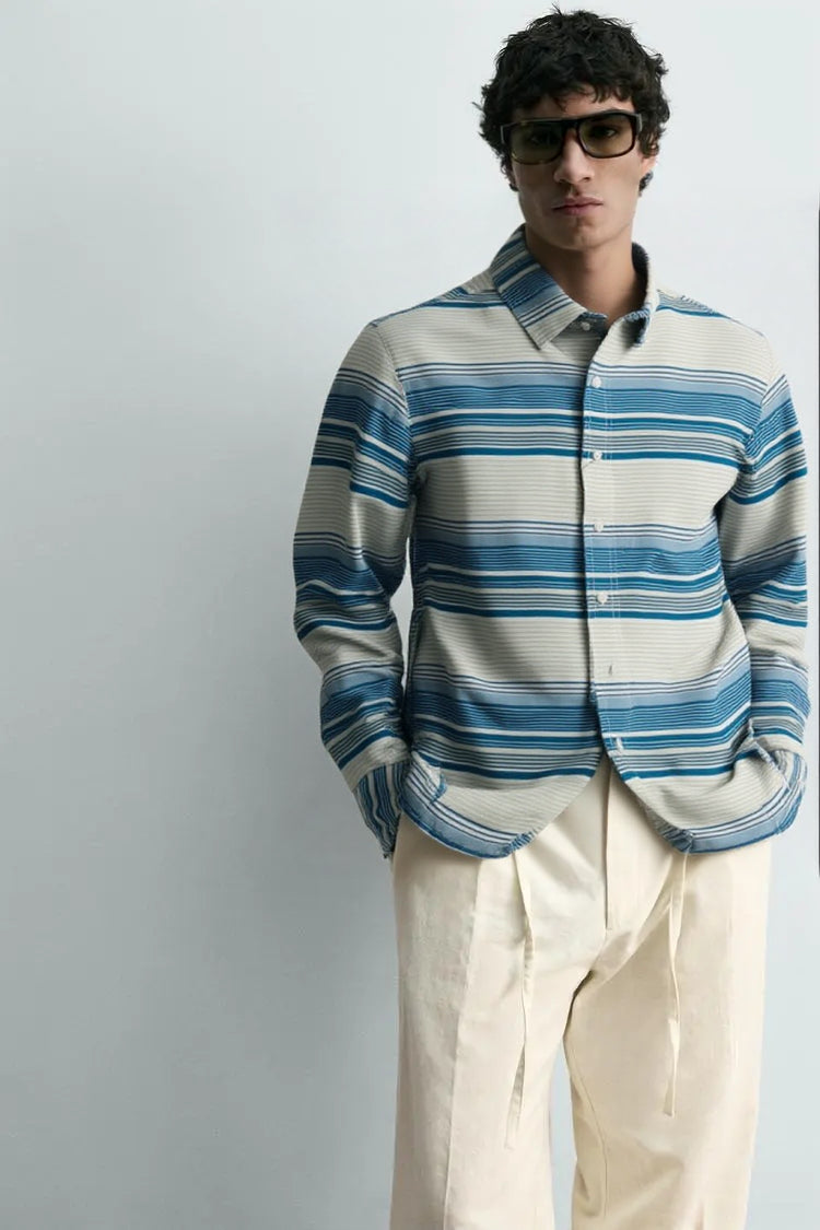 MEN STRIPE SHIRT