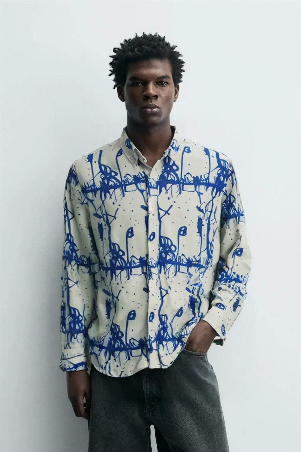 MEN PRINT SHIRT