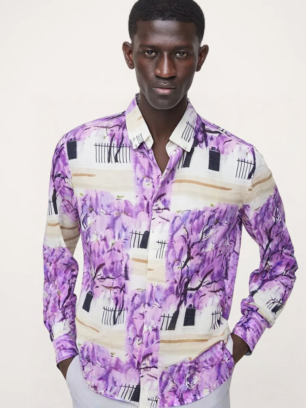 MEN PRINT SHIRT