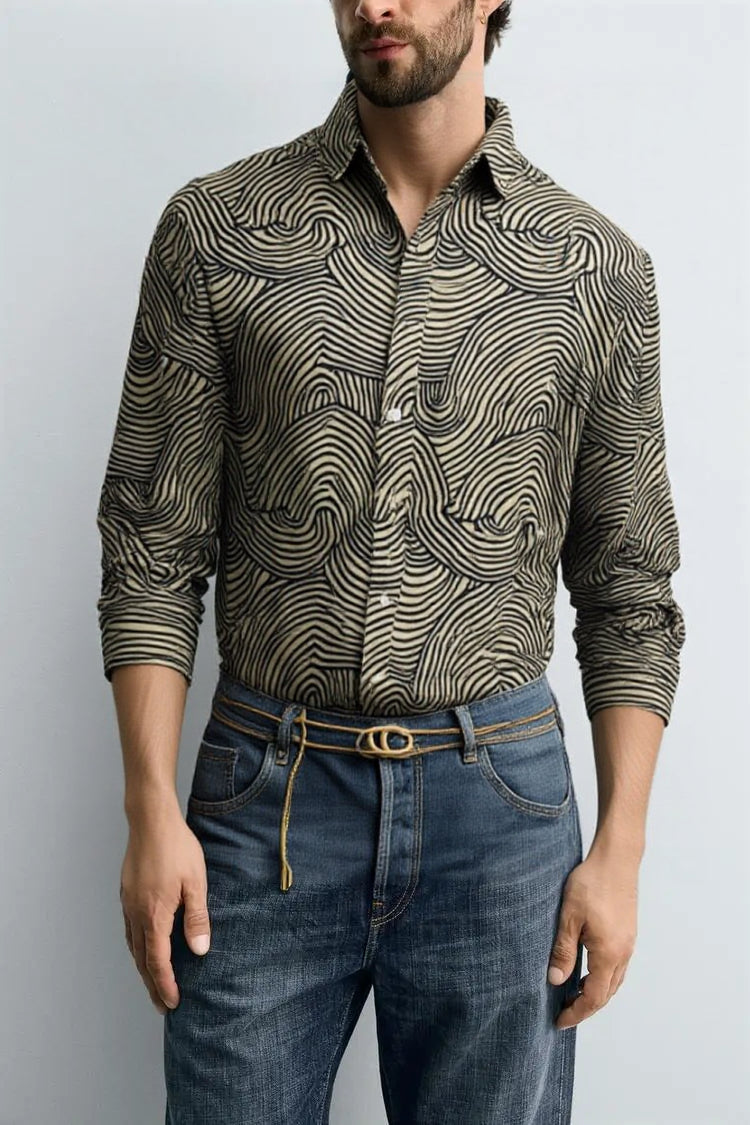 MEN PRINT SHIRT