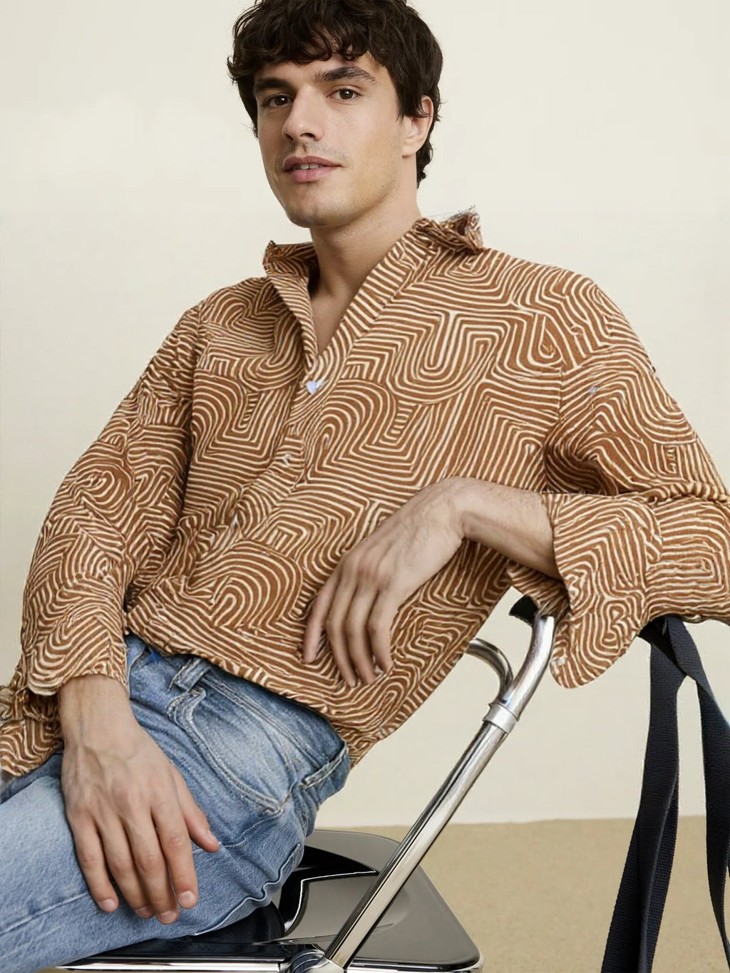 MEN PRINT SHIRT