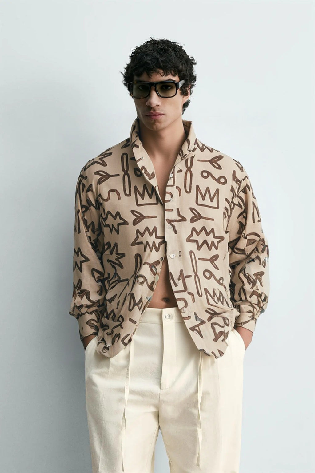 MEN PRINT SHIRT