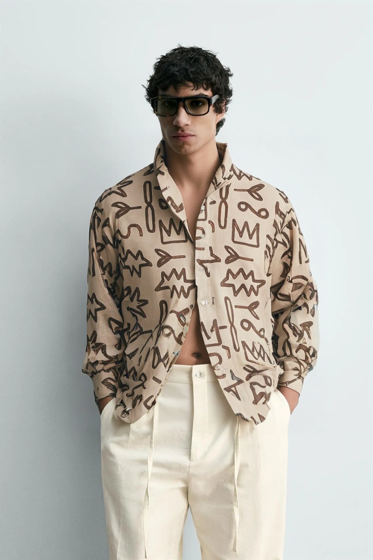 MEN PRINT SHIRT