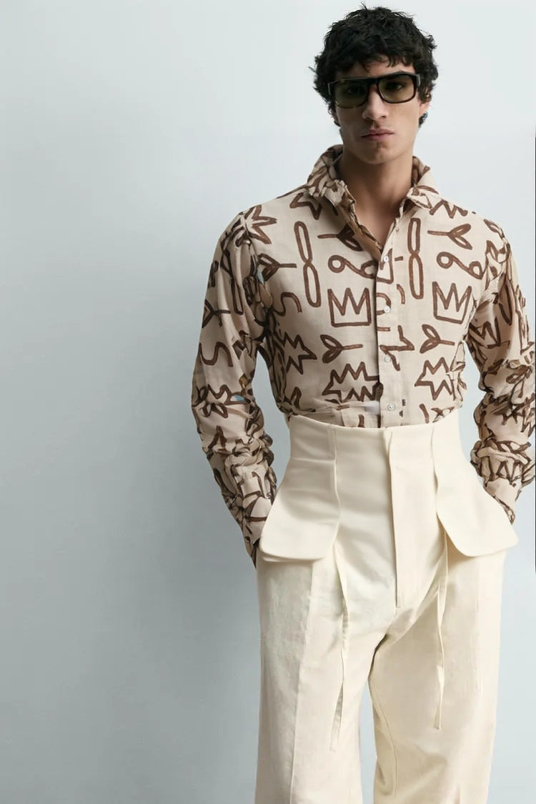 MEN PRINT SHIRT