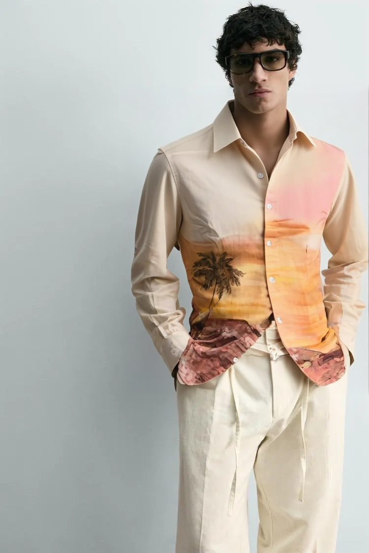 MEN PRINT SHIRT