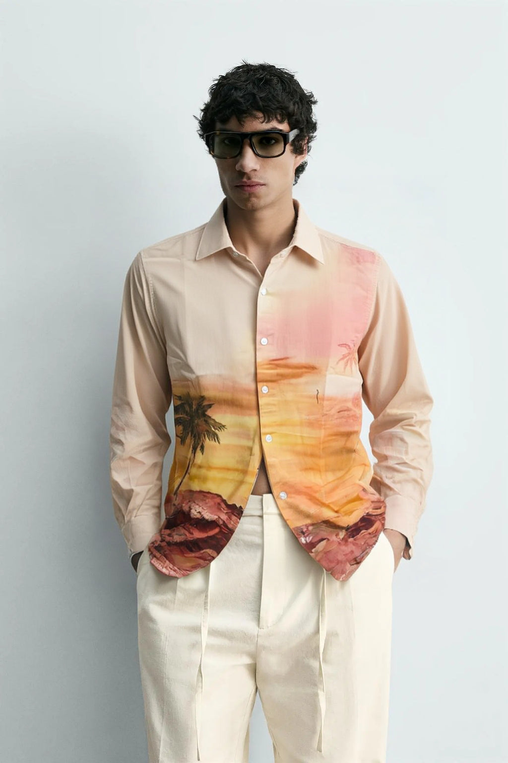 MEN PRINT SHIRT
