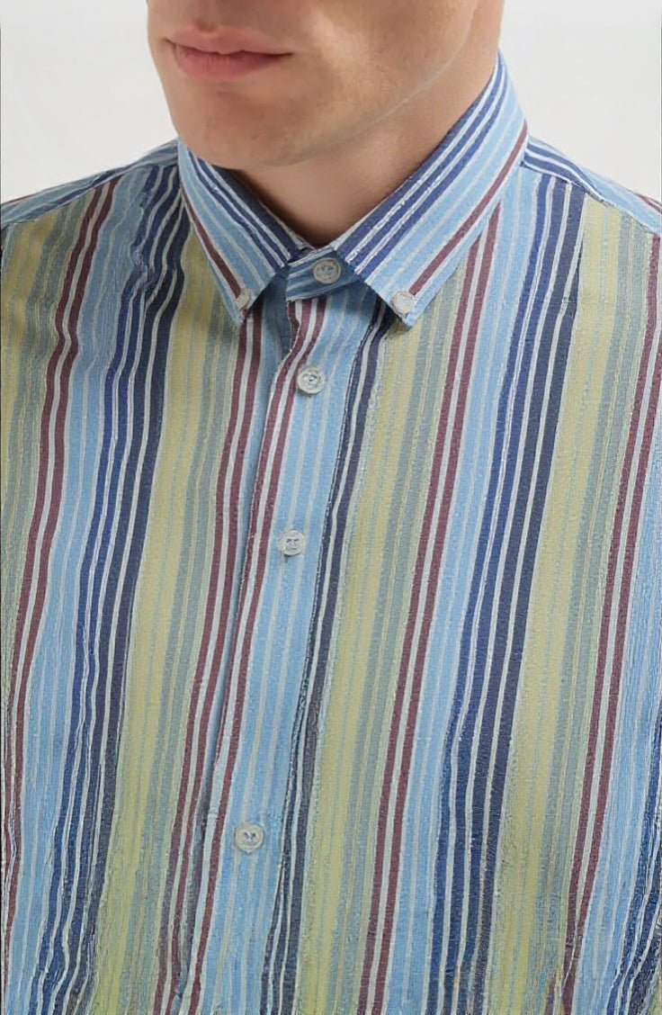 MEN STRIPE SHIRT