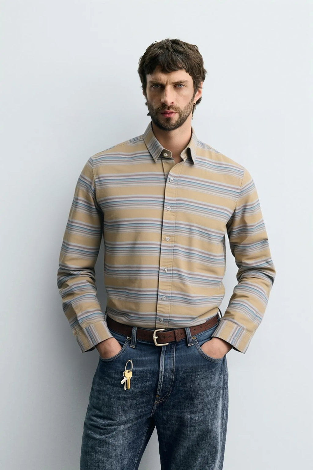 MEN STRIPE SHIRT