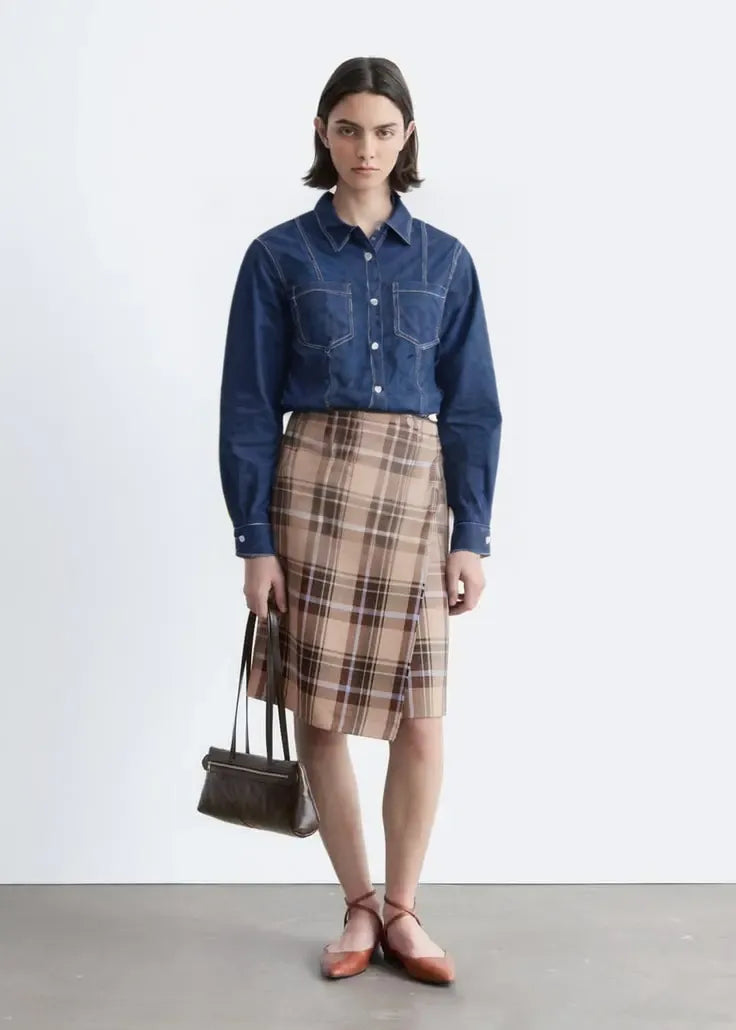 WOMEN DENIM SHIRTOP