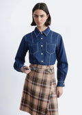 WOMEN DENIM SHIRTOP