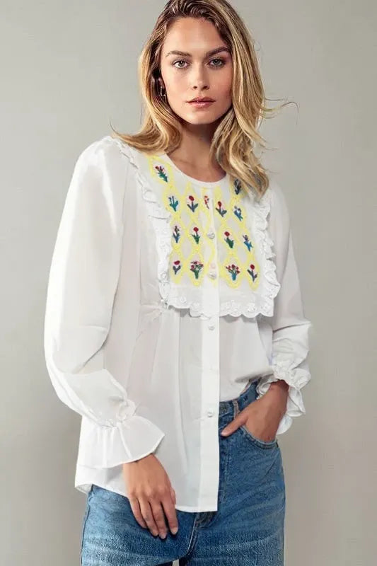 WOMEN WESTERN SHIRTOP