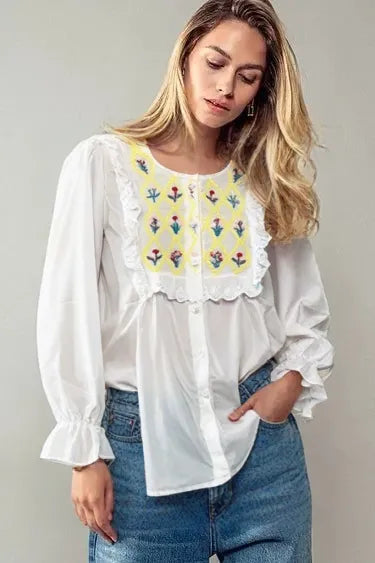WOMEN WESTERN SHIRTOP