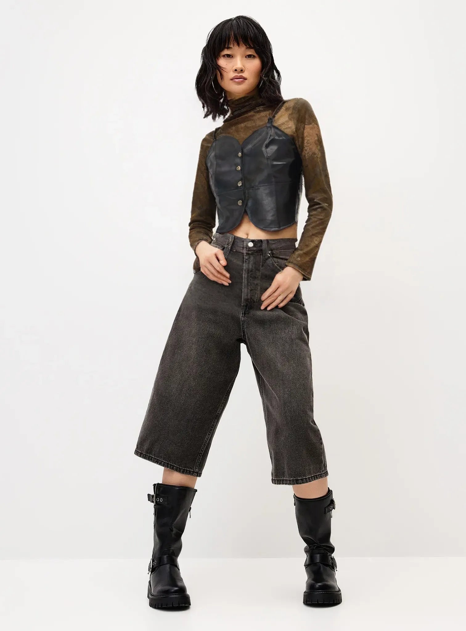 WOMEN TEES WITH OVER COAT