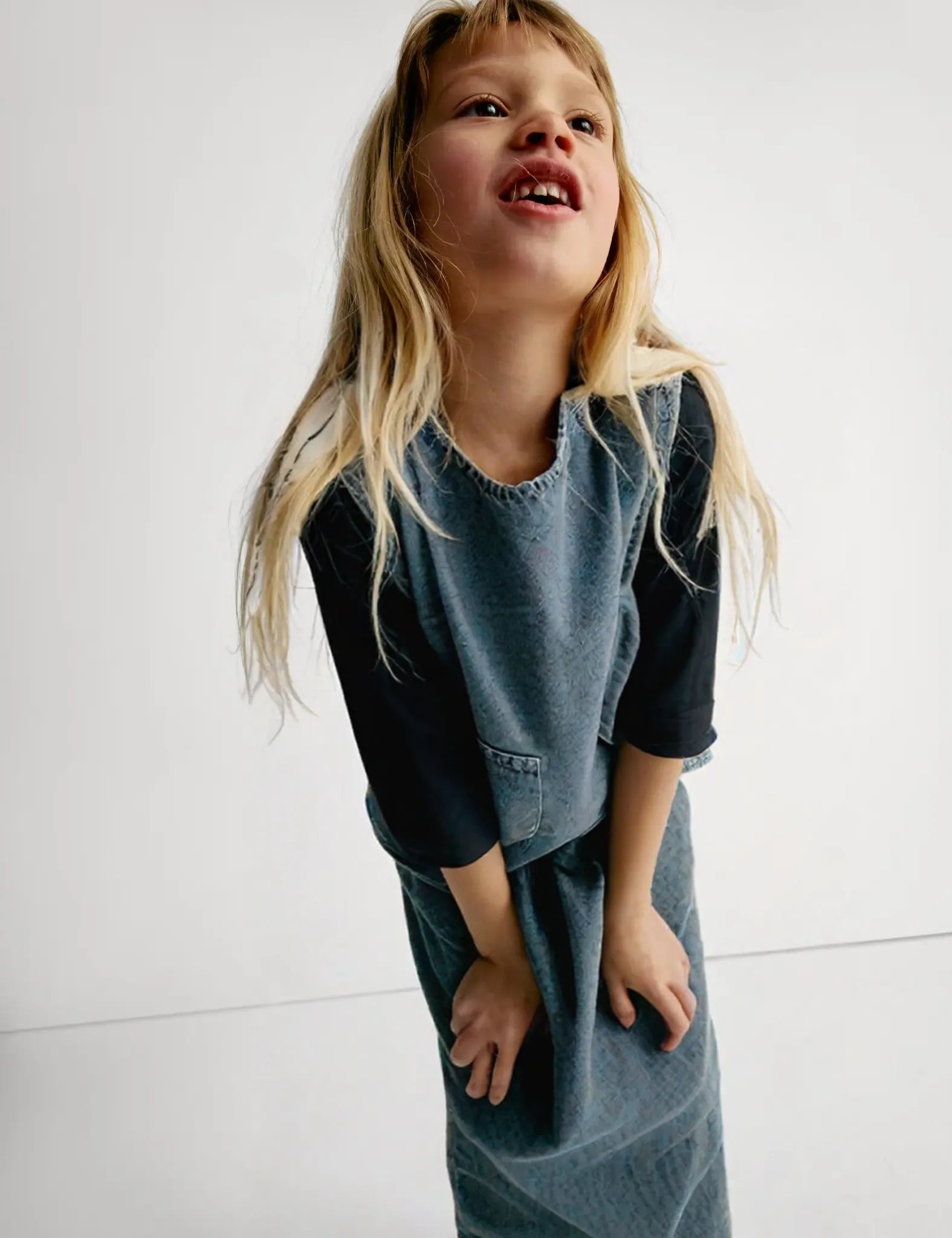 GIRL DENIM CO-ORD SET
