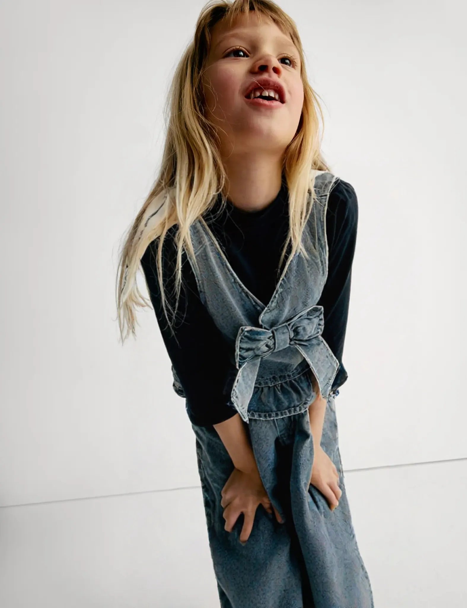 GIRL DENIM CO-ORD SET