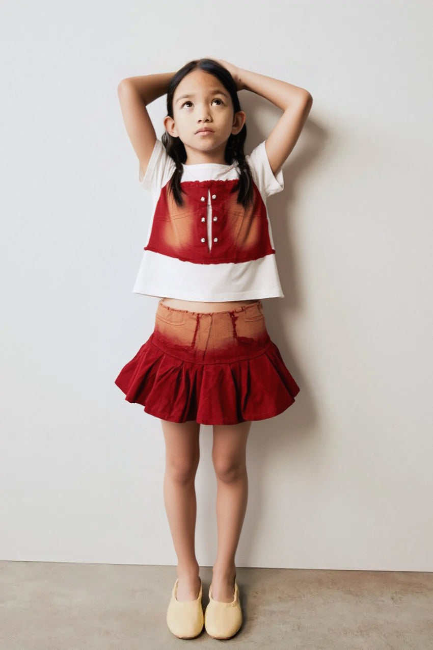 GIRL DENIM CO-ORD SET