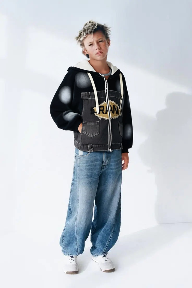 DENIM HOODIE
