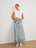 WOMEN DENIM SKIRT