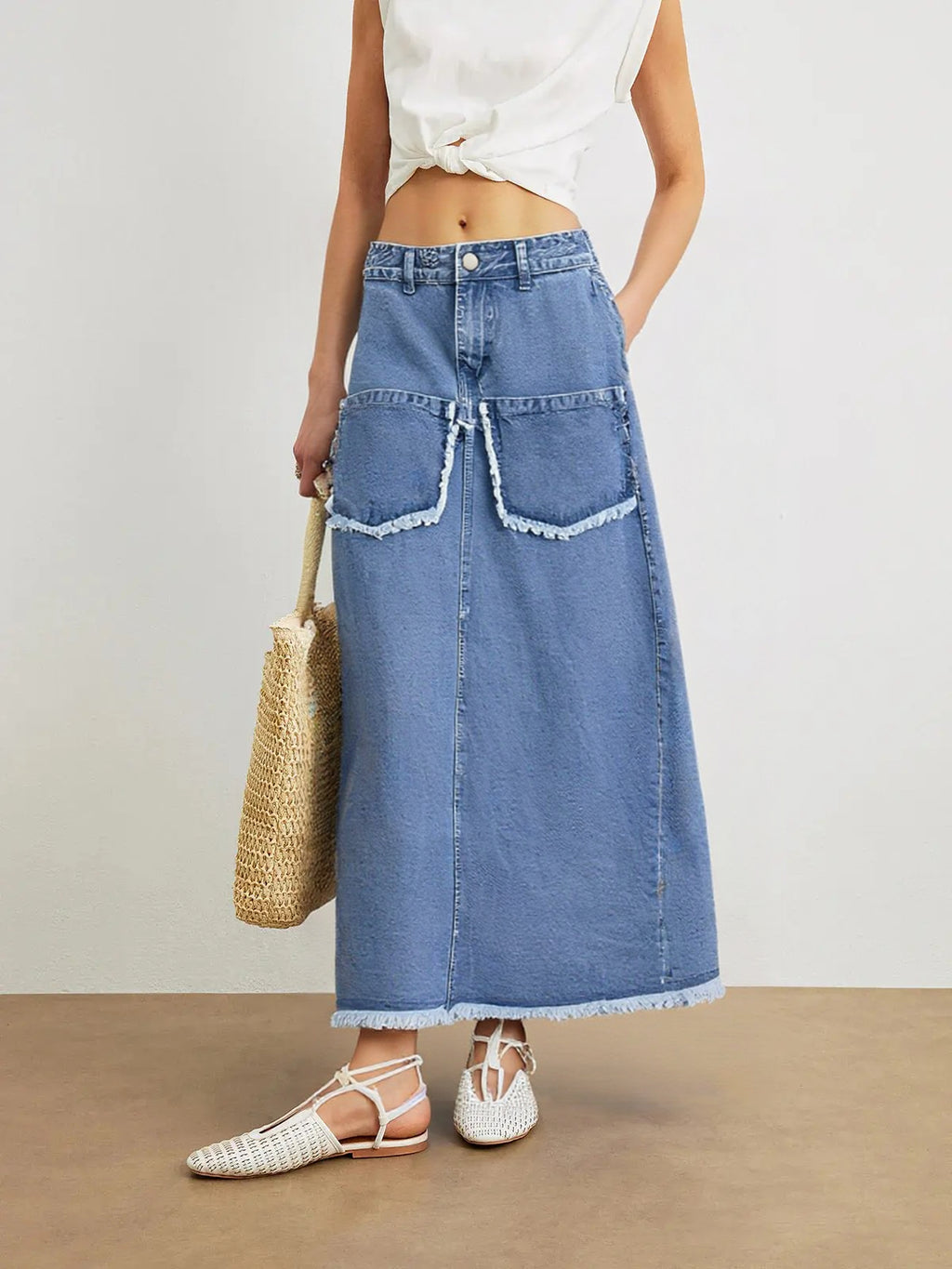 WOMEN DENIM SKIRT