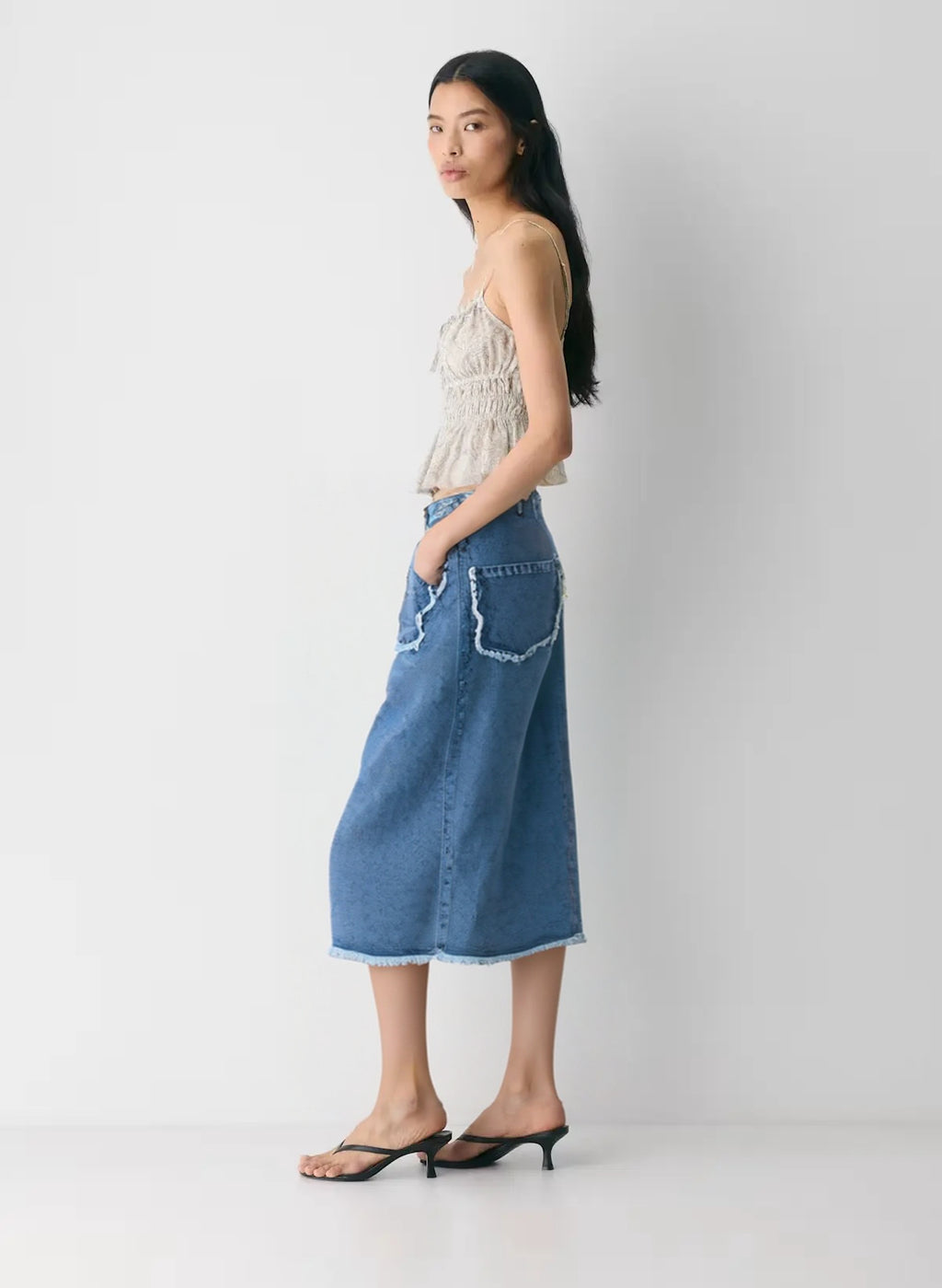 WOMEN DENIM SKIRT