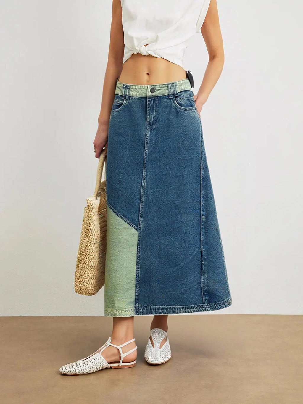 WOMEN DENIM SKIRT