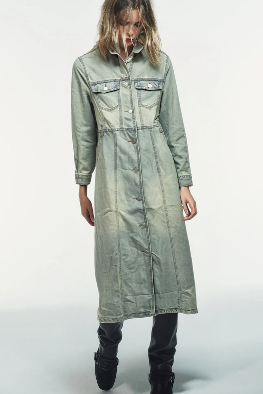 WOMEN DENIM DRESSES