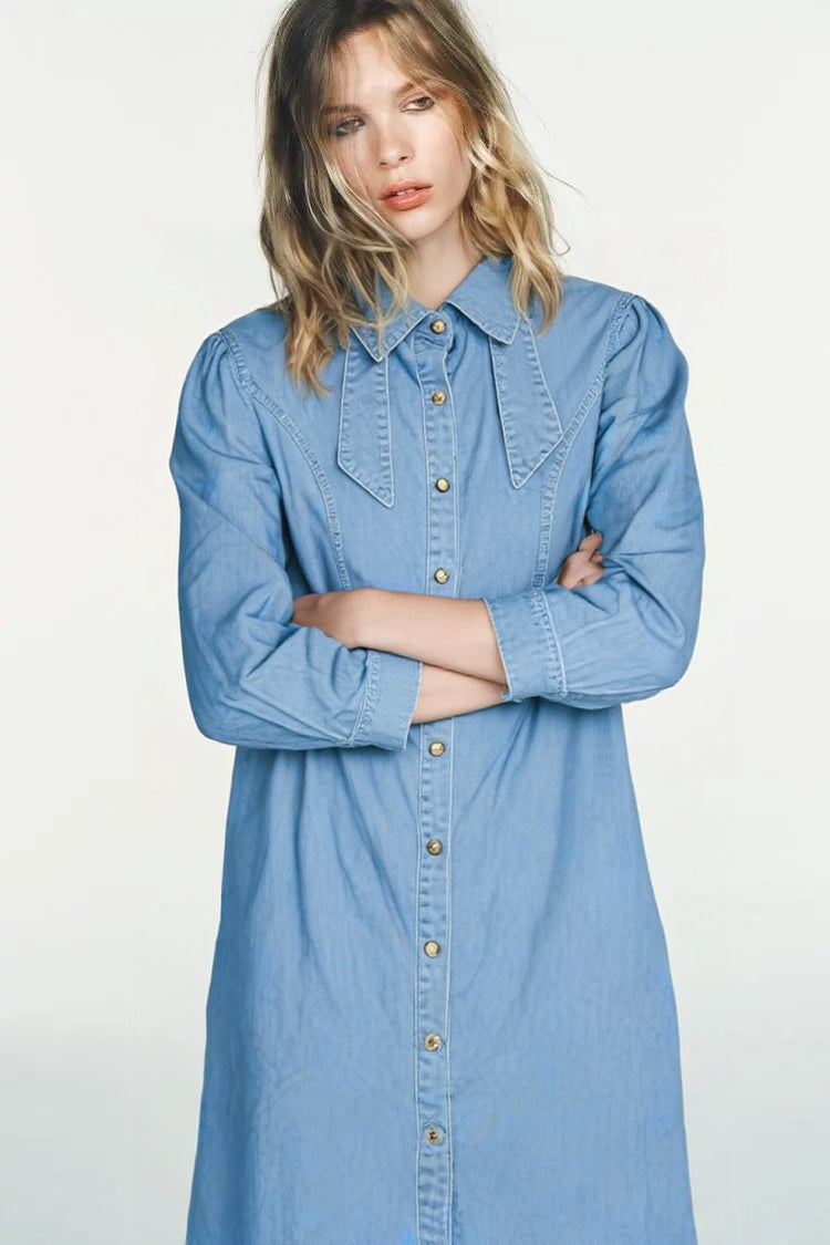 WOMEN DENIM DRESSES