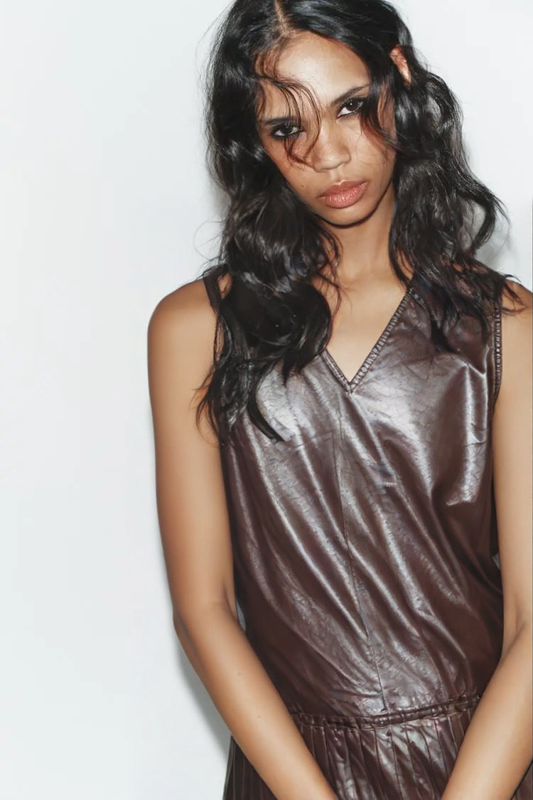 WOMEN LEATHER DRESSES
