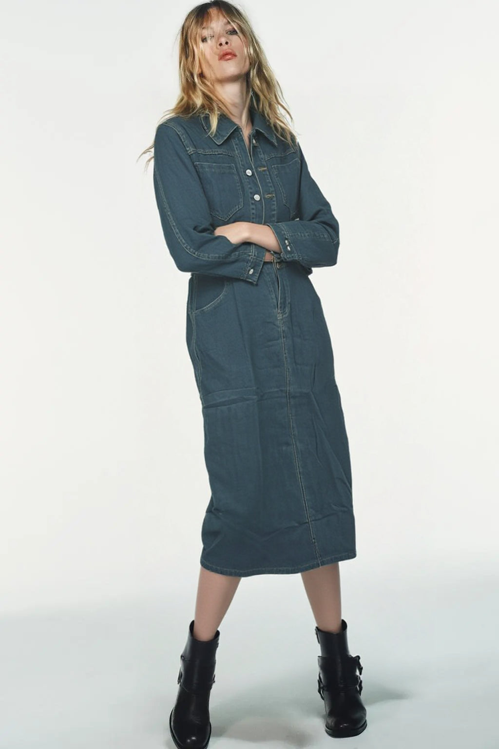 WOMEN DENIM TOP
