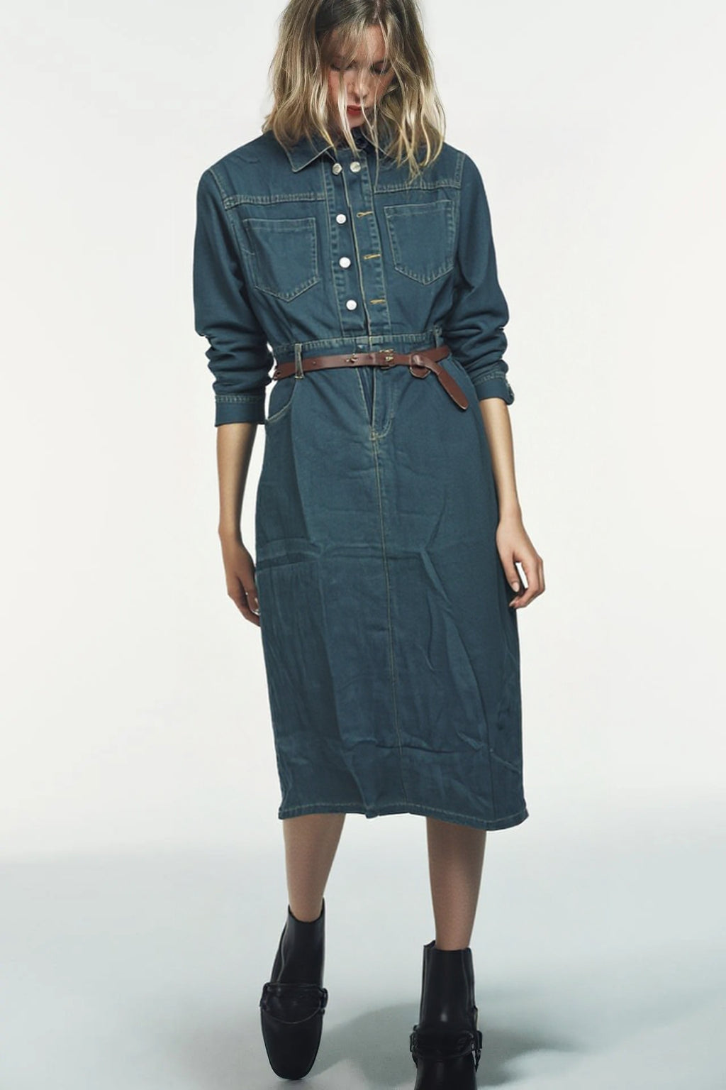 WOMEN DENIM TOP