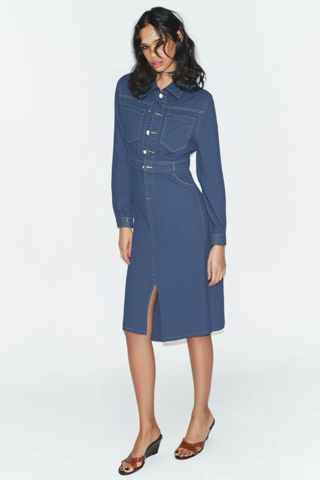 WOMEN DENIM TOP