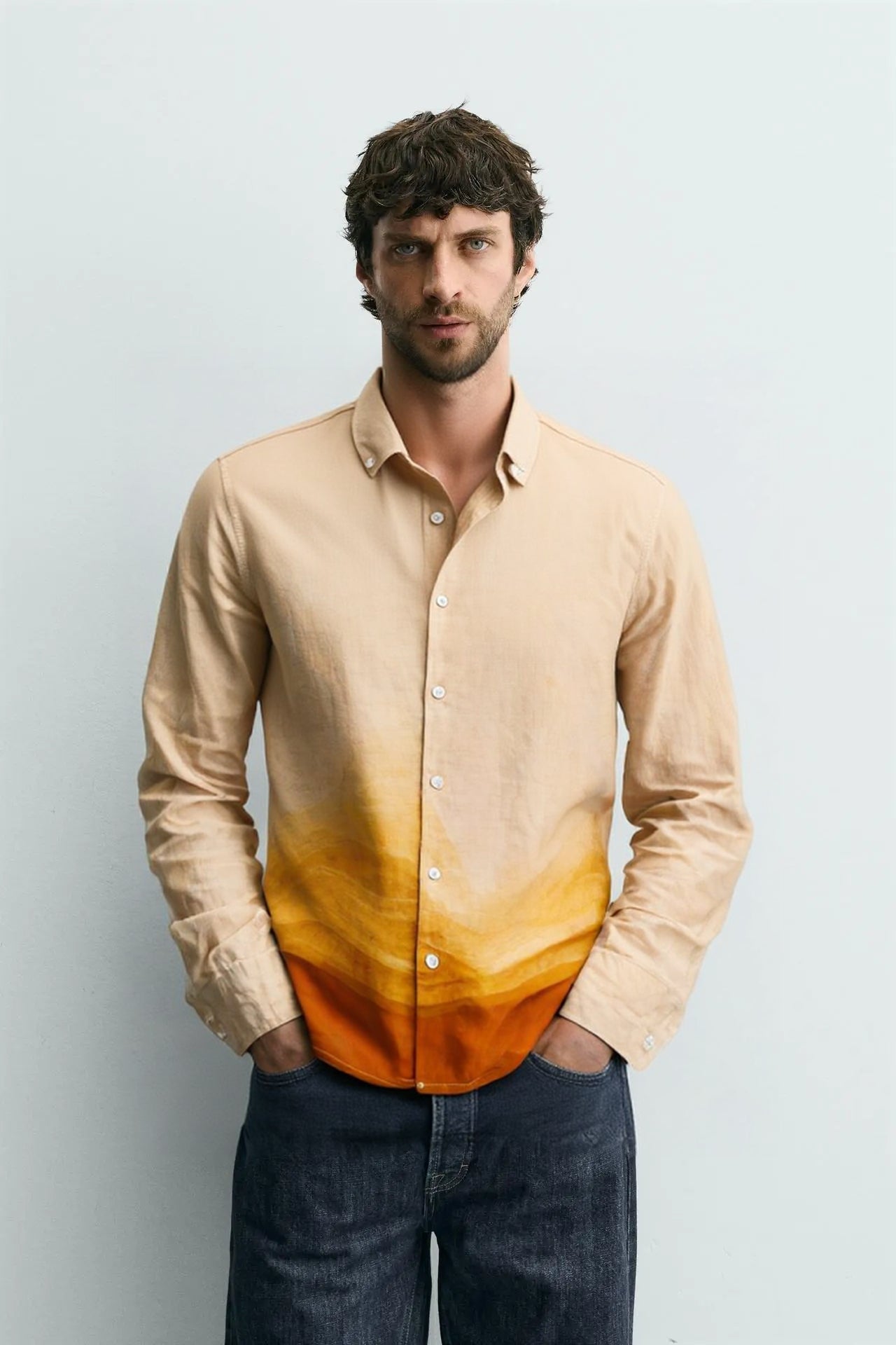 MEN LINEN SHIRT