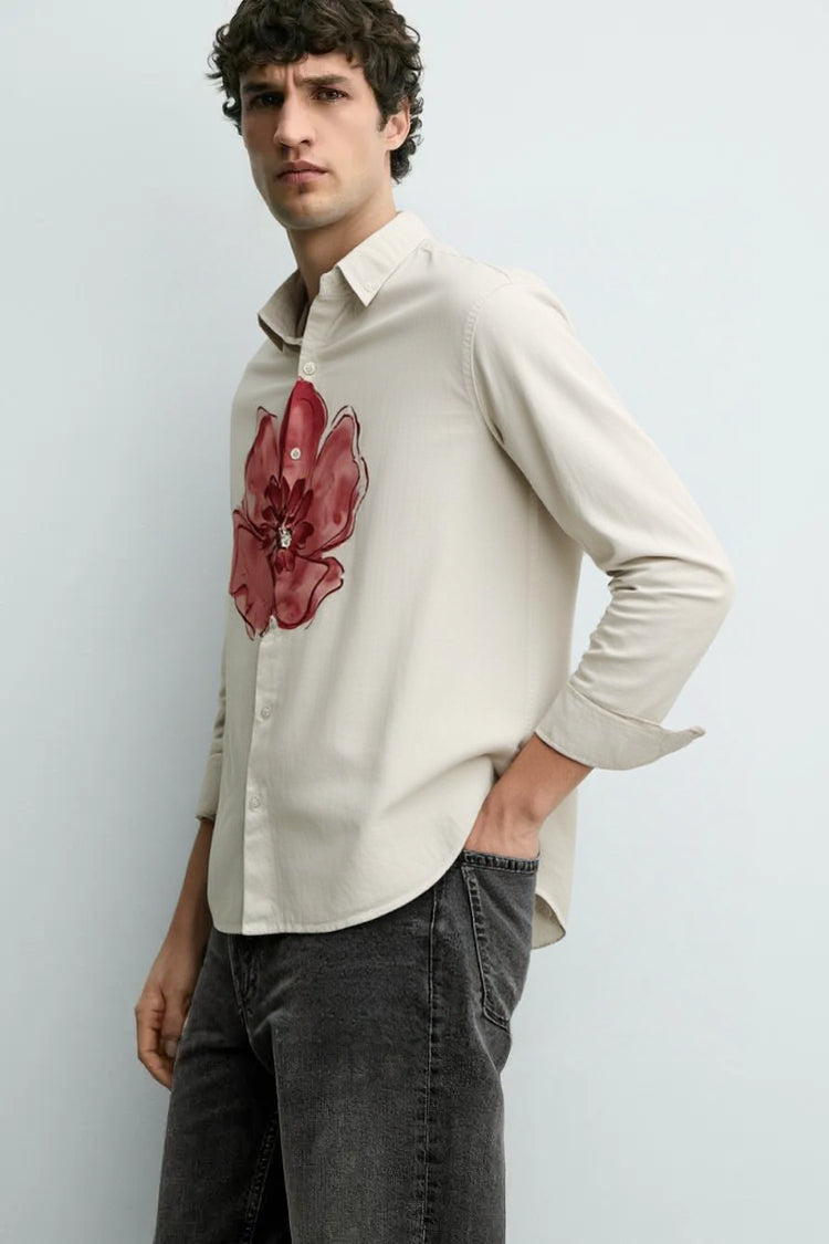 MEN LINEN SHIRT