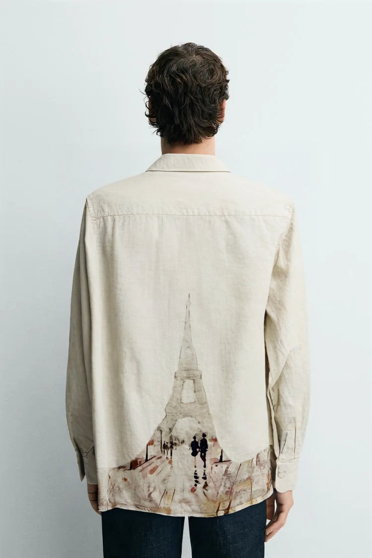 MEN LINEN SHIRT