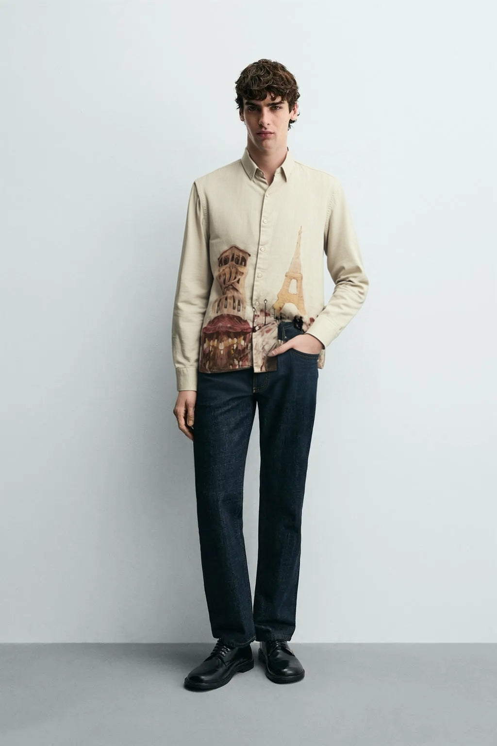 MEN LINEN SHIRT