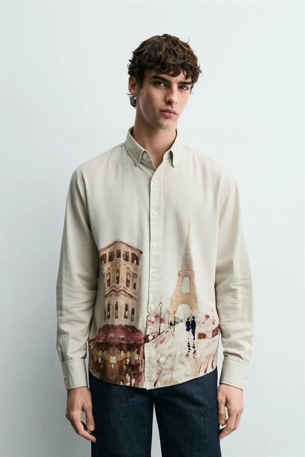 MEN LINEN SHIRT