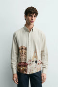 MEN LINEN SHIRT