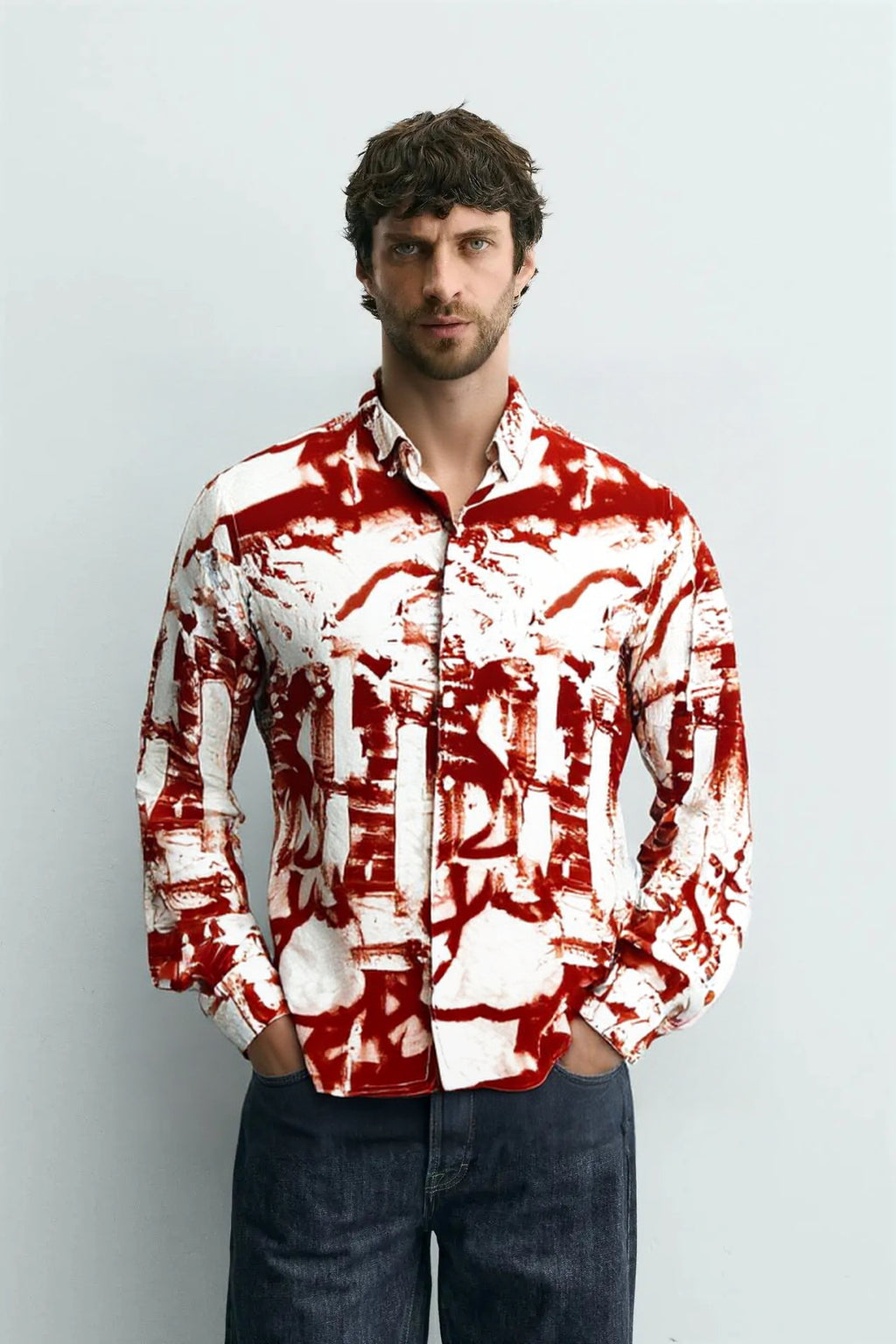 MEN PRINT SHIRT