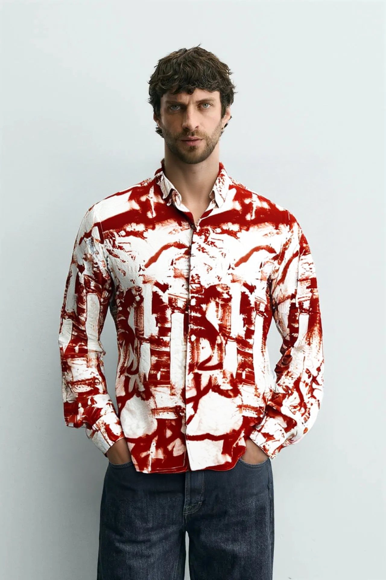 MEN PRINT SHIRT