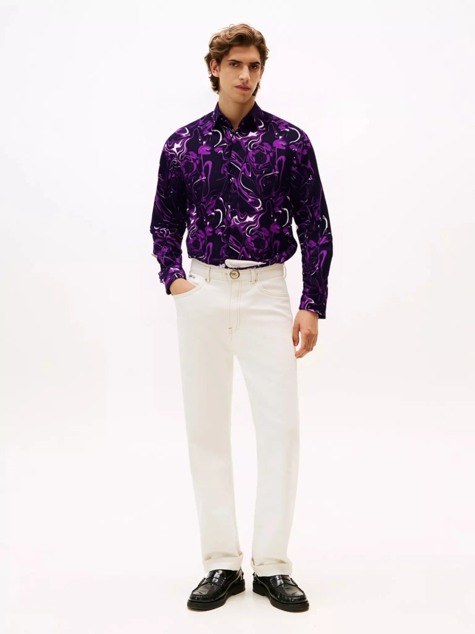 MEN PRINT SHIRT