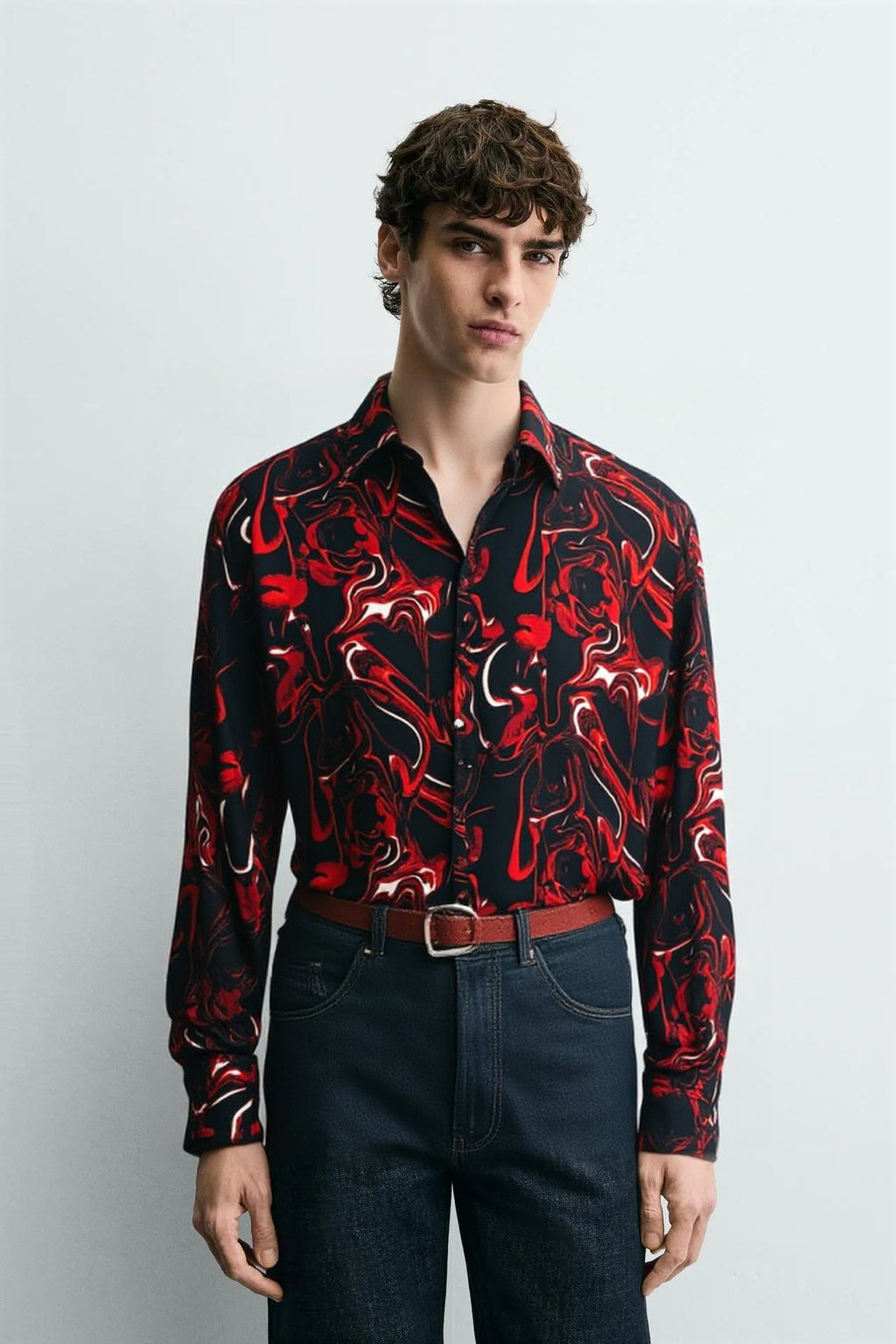 MEN PRINT SHIRT