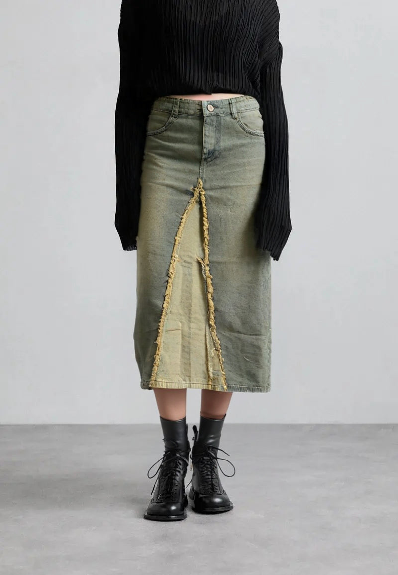 WOMEN DENIM SKIRT