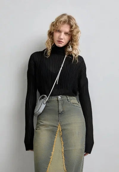 WOMEN DENIM SKIRT