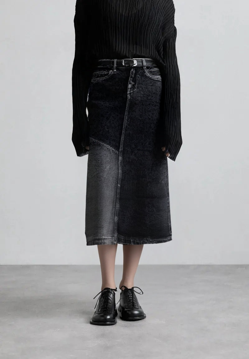 WOMEN DENIM SKIRT