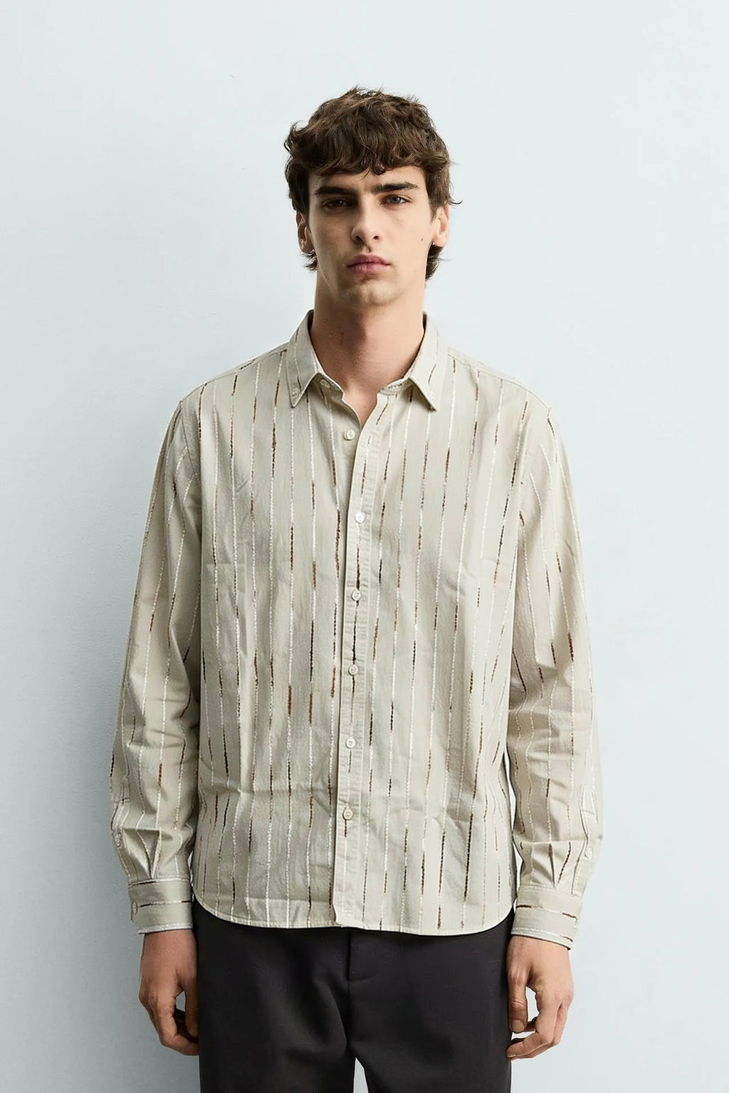 MEN STRIPE SHIRT