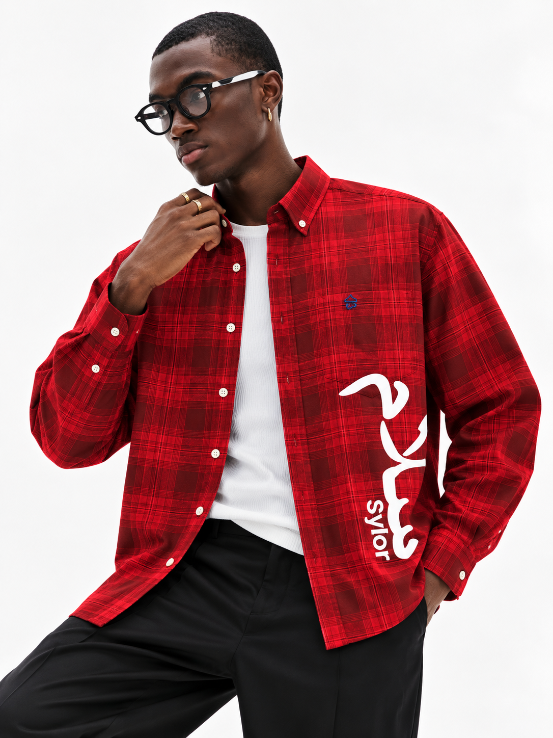 SYLOR Grid Statement Shirt